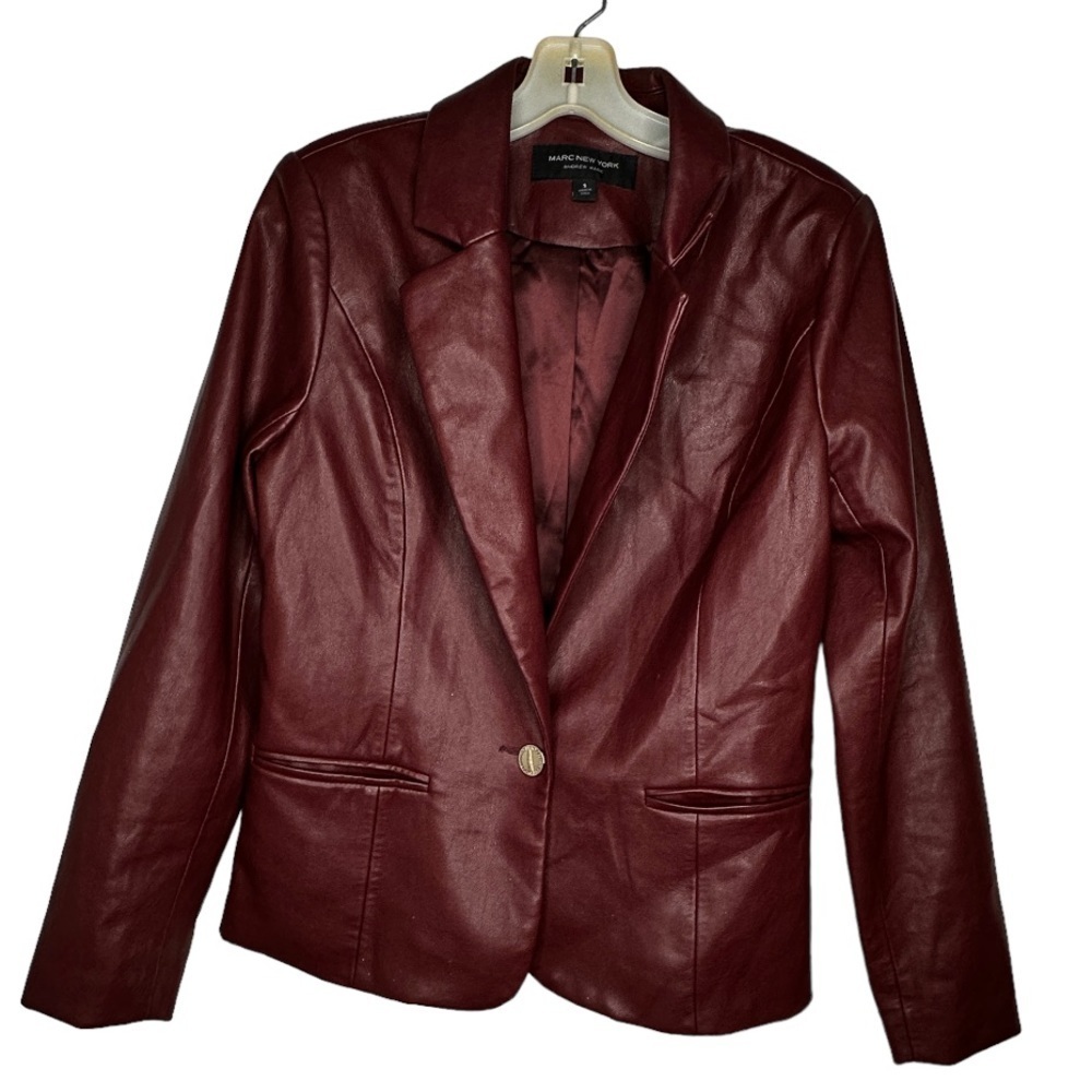 Marc New York‎ Vegan Leather Blazer